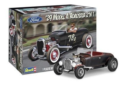 American Level 1/25 1929 Ford Model A Roadster Plastikmodell 14463