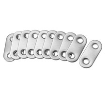 Repair plate 37mmx16mm flat mending fixing bracket reinforcement 10pcs