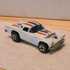 1977 Vintage Hot Wheels White ’57 Ford Thunderbird T-Bird Hong Kong Blackwall