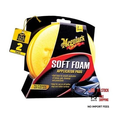 4  Soft Foam Applicator Pads - Hand Detailing Pad Ideal for Applying Scratch
