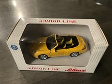 Porsche 911 Carrera Cabriolet Yellow Schuco classic car 1:43 scale NIB