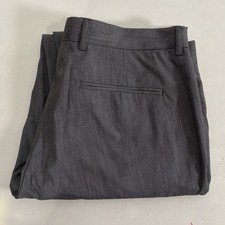 Tarocash Mens Grey Dress Slim Straight Stretch Pants Size 34 Excellent JDAB48