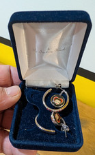 Betty Boop Danbury mint earrings in box red jewels