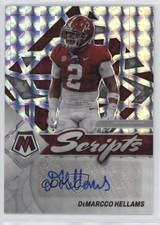 2023 Panini Mosaic Draft Picks Scripts Prizm DeMarcco Hellams Rookie Auto RC 3hd