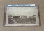 Original Civil War Photograph Union Army Camp