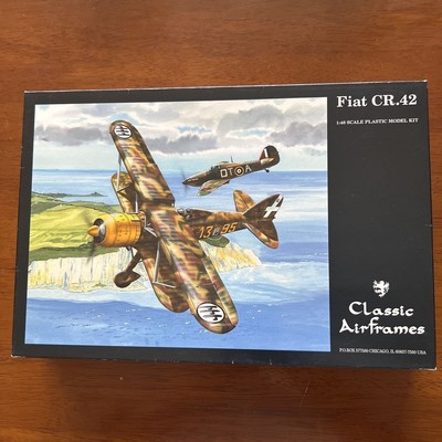 Classic Airframes 1/48 Fiat CR.42 (Box, neuMehrere Decals Die Box hat