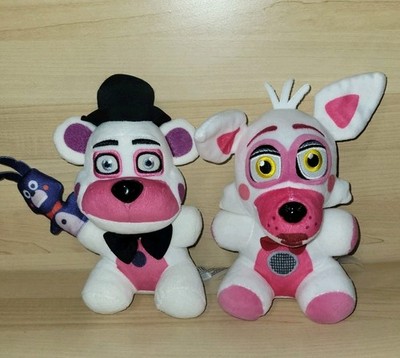 Five Nights At Freddy's Sister Location Funtime Freddy & Foxy Plush, White 2017