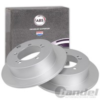 2X A.B.S. Bremsscheiben 262Mm Hinten Passend FüR Chrysler Sebring Mitsubishi