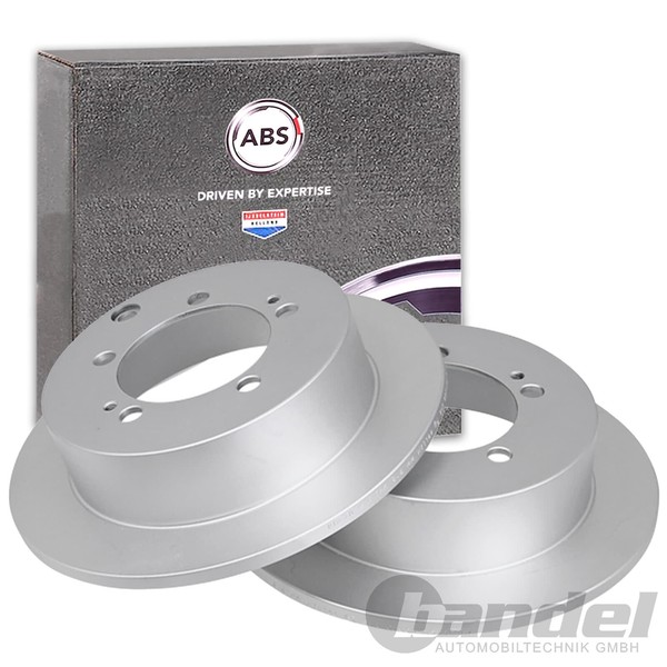 2X A.B.S. Bremsscheiben 262Mm Hinten Passend FüR Chrysler Sebring Mitsubishi-image