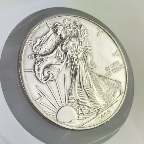 United States Of America US 2003 1oz Fine Silver Eagle Dollar Liberty Coin - Picture 3 of 4