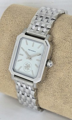 TBW1510 Tory Burch Robinson Silver White Dial Stainless Steel
