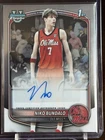 NIKO BUNDALO 2025-26 TOPPS BOWMAN CHROME U 1ST ROOKIE AUTO #CPA-NB OLE MISS