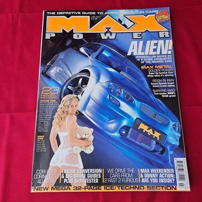 Max Power Magazine June 2003 (1381) Model Corina 2 Fast 2 Furious Skyline Supra