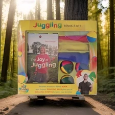 Mud Puddle The Joy of Juggling Book (Dave Finnigan) & Kit New In Box