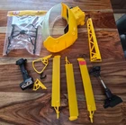 GI Joe Adventure Team Yellow Helicopter Skid Parts & Pieces VTG 1970s Lot