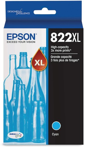 T822XL Original Epson 822XL High-Yield Tintenpatrone Schwarz 822 Farbe Original - Bild 6 von 20