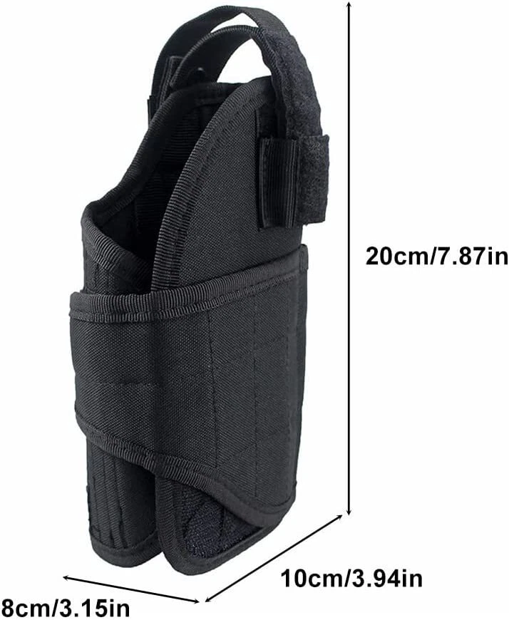Funda de pistola táctica ajustable MOLLE OWB para pistola con accesorio de luz/láser Foto 3 de 4