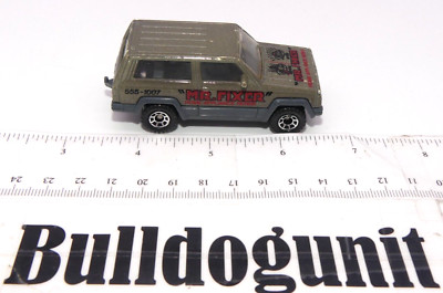 1986 Jeep Cherokee Matchbox SUV Diecast Car Mr. Fixer Green Home Repair