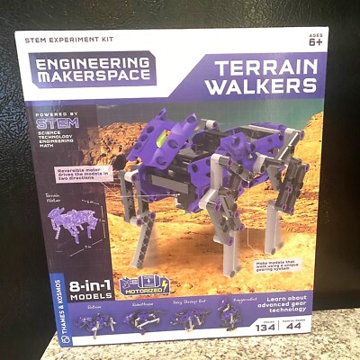 Thames & Kosmos Engineering Makerspace Terrain Walkers STEM Experiment Kit Model