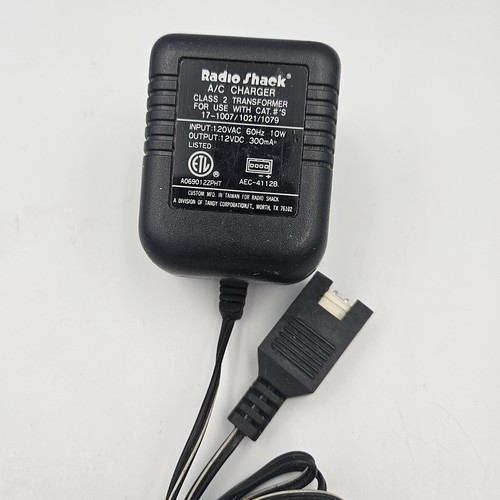 Radio Shack AC Charger Transformer CAT. 17-1007 / 1021 /1079 Output ...