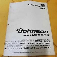 1973 Johnson Outboards Parts Reference Guide #JS-4368