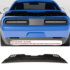 Only Wicker bill For DODGE Challenger 08-23 Rear Trunk "SRT Style" Spoiler Wing