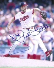 Autographed 8x10 JACK MCDOWELL Cleveland Indians photo w/ Show Ticket