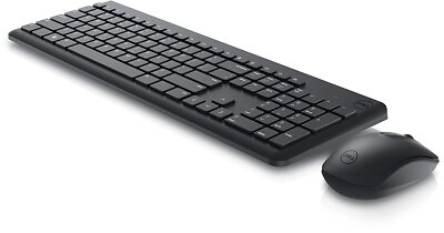 Dell USB Wireless Keyboard and Mouse Set- KM3322W, Anti-Fade