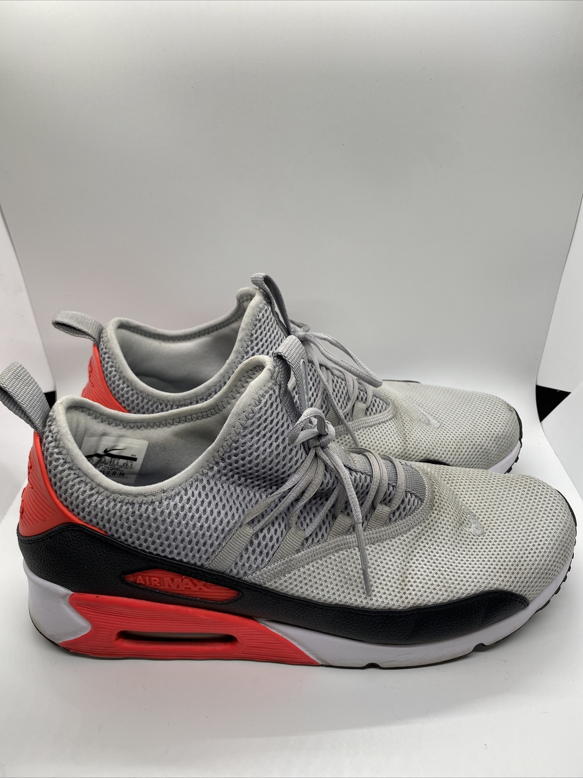 Size 11.5 - Nike Air Max 90 EZ Wolf Grey Bright Crimson 2018 for sale  online | eBay