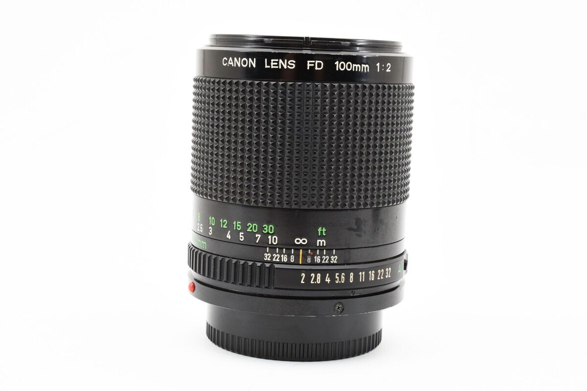 CANON LENS NEW FD NFD 100mm f2 MF Lens From Japan *Excellent CANON LENS NEW FD NFD 100mm f2 MF Lens From Japan *Excellent