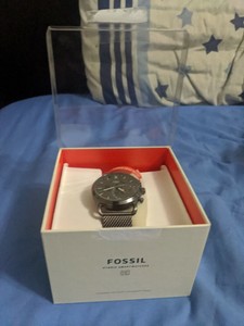 fossil q machine men's watch