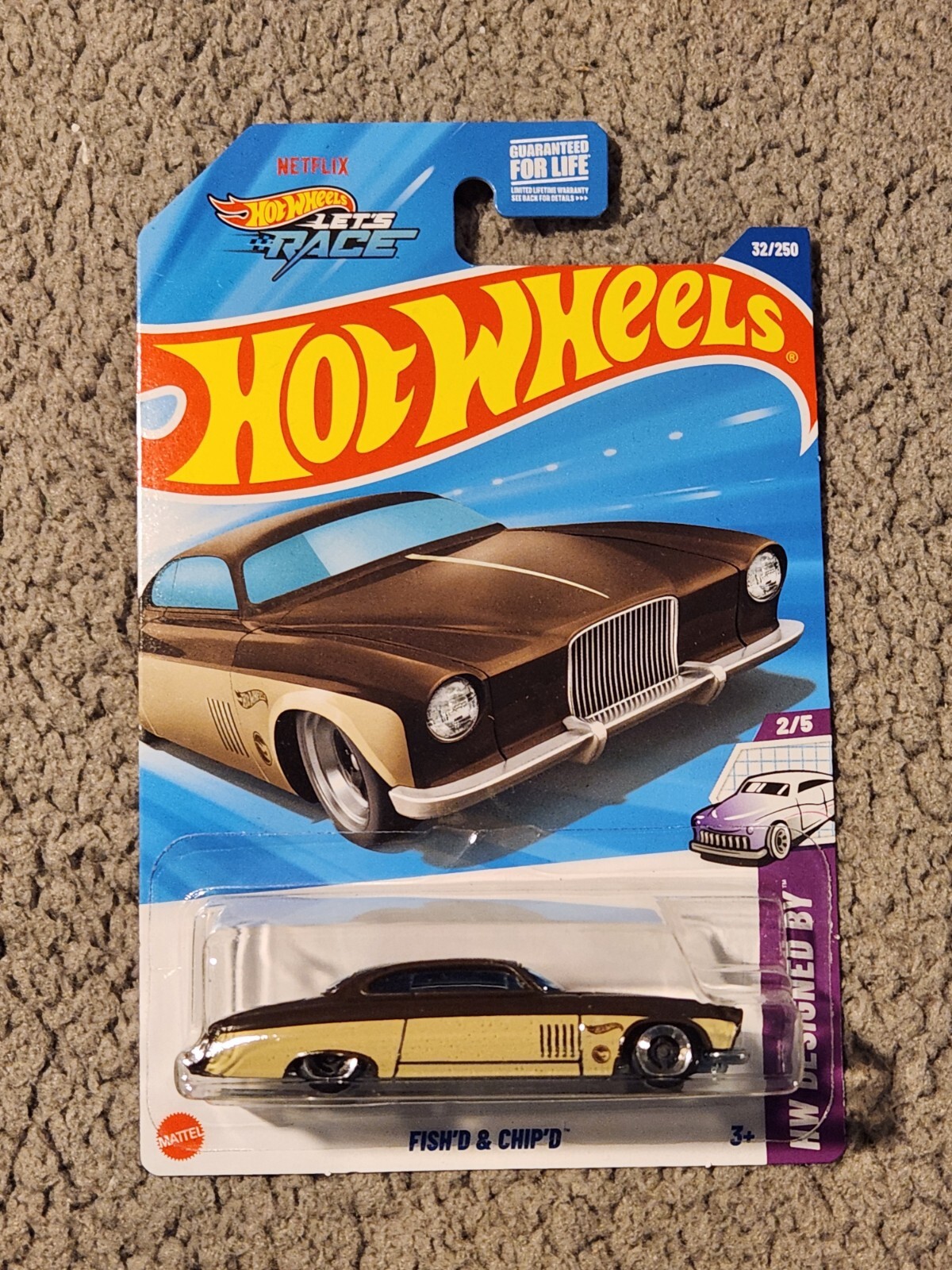 NEW 2025 Hotwheels - Treasure Hunt - HW Designed By  *FISH'D & CHIP'D  # 32/250