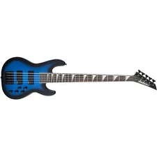 Jackson JS Series 5-String Concert Bass JS3V, Amaranth, Metallic Blue Burst