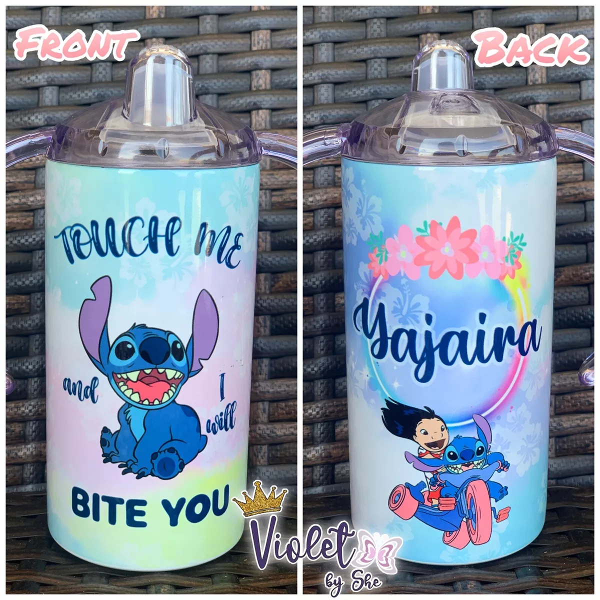 12oz Glitter Kids Tumbler Cup Personalized, Pool Party Favors