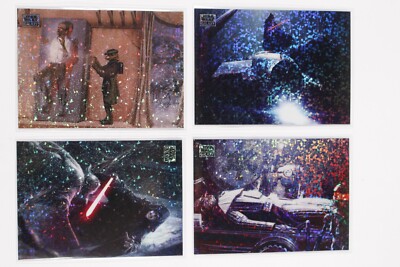 (4) 2024 Topps Chrome Star Wars Galaxy Mini Diamond Refractor Lot