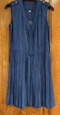 Tommy Hilfiger | Women's Denim Split Neck Sleeveless Dress Size 2 NWT