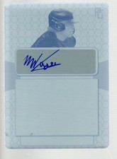 2022 Leaf Perfect Game Printing Plate Cyan Autograph MA-MN1 Myles Naylor 1/1