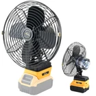 Portable Workshop Desk Fan Jobsite Fan For Dewalt 20V Battery Cordless