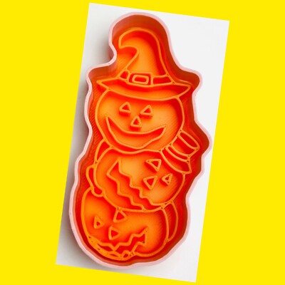 Kürbis Halloween Ausstecher 8,5 cm