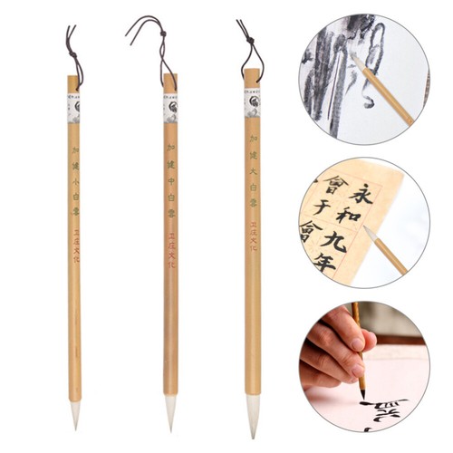 3 Pcs Kalligraphie Schreibfedern Künstler Malerei Pinsel Tinte Malerei Pinsel - Bild 7 von 12