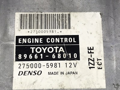 なしページ 03-09 Toyota Wish JDM 1ZZ-FE Vvti 1.8L 4 Cylinder Automatic Ecu