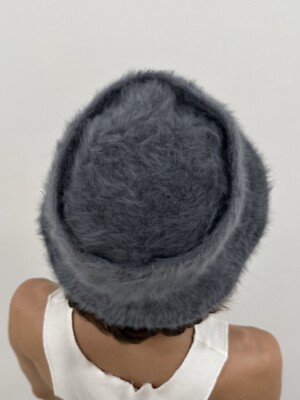 VINTAGE Kangol FURGORA Bucket Bin Hat Fuzzy Angora Blend