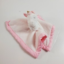 Carters Unicorn Lovey Pink White Security Blanket Girls