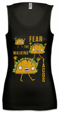 Fear The Walking Tacos Damen Tank Top Fun Dead Taco Love Zombie Zombies