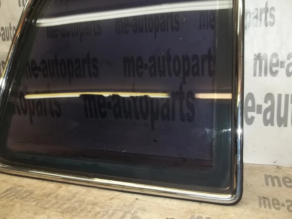 85-93 CADILLAC CUPÉ DEVILLE OEM CUARTO TRASERO DERECHO PANEL VENTILACIÓN VENTANA DE VIDRIO Foto 3 de 4