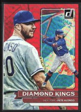 2022 Panini Donruss #18 Pete Alonso Diamond Kings Holo Red