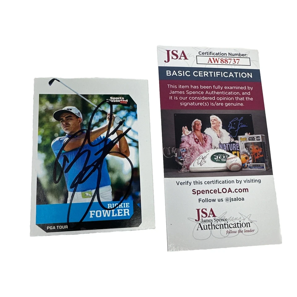 RICKIE FOWLER Signed PGA Card  JSA AW88737 NICE WOW Sports Illustrated - Image 3 of 4