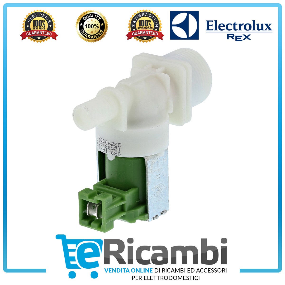 Tubo Carico Lavatrice Elettrovalvola Carico Acqua Per Lavatrice Rex Electrolux - Originale 3792260436, 1 Via Lavatrice Salva Spazio - Foto 11