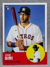 Jose Siri, 2022 Topps Archives #66 Rookie Card, Houston Astros