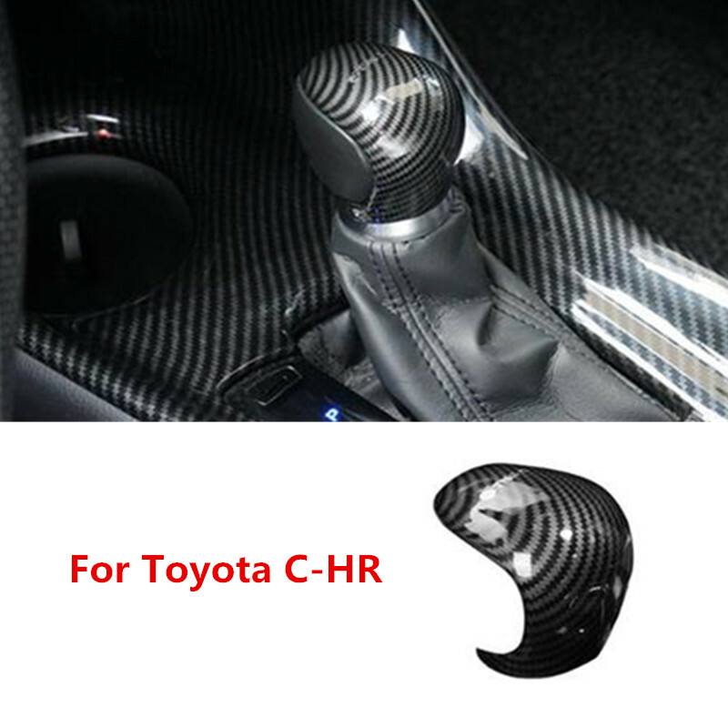 For Toyota C-HR CHR 2016-2022 Carbon Fiber Inner Gear Shift Knob
